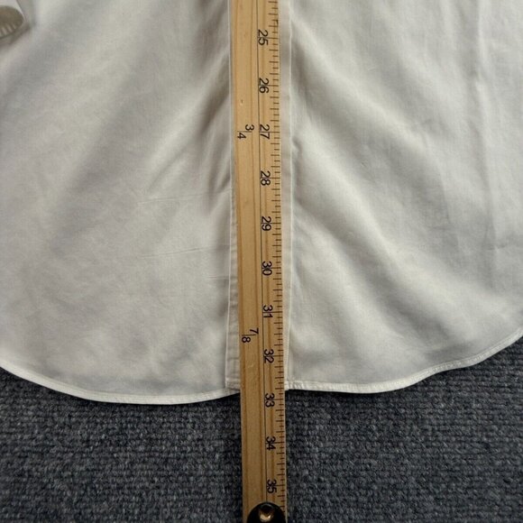 Brooks Brothers Non-Iron Regent White Cotton 16.5 36/37 Long Sleeve Button Up - Picture 4 of 16